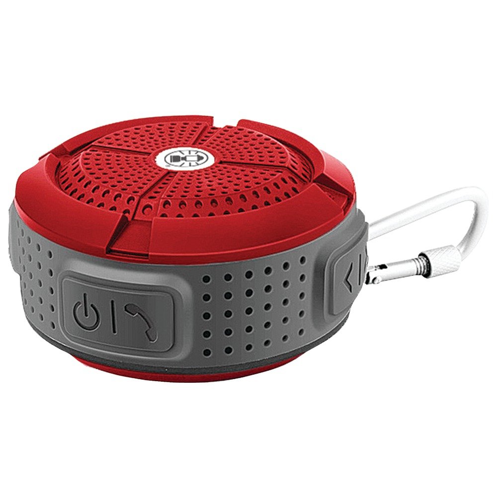 Coleman Waterproof, Hands-Free Speaker for Universal/Smartphones - Red