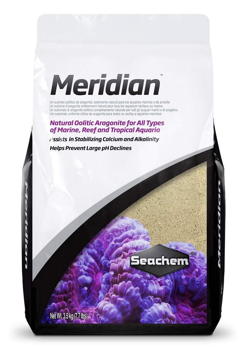 Seachem Arena Fina Natural Meridian para Acuarios Marinos, 3.5 kg