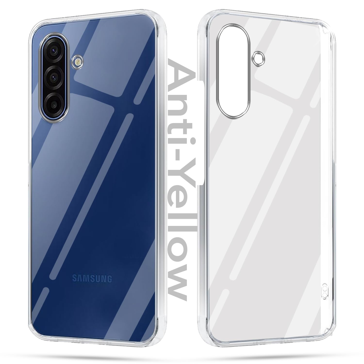 Jkobi Anti-Yellow Clear Case for Samsung Galaxy A17 - Image 1