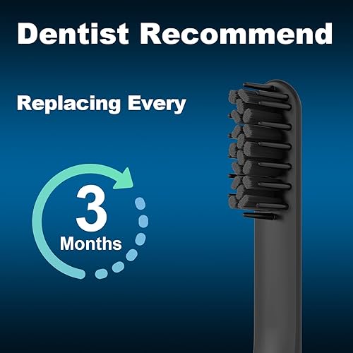 Miniatura 10 de Cabezales de repuesto para cepillo de dientes compatibles con Quip, paquete de 8, repuesto de cabezal de cepillo eléctrico para Quip, color blanco