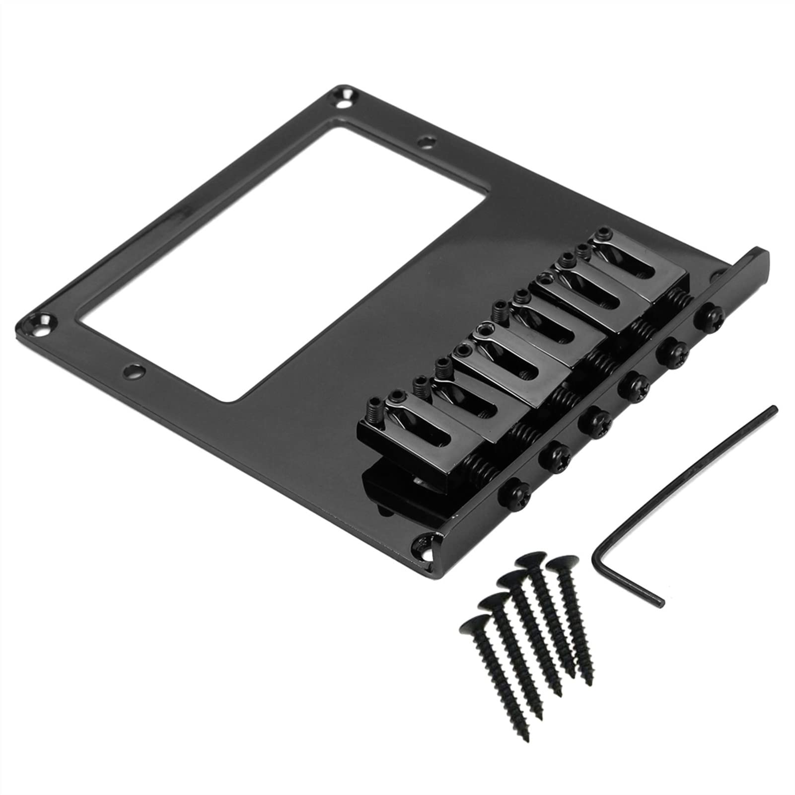 6 Saddle Tele Bridge Shappiece Tele Humbucker Tl Puente De Guitarra Para La Guitarra Negra Puente guitarra