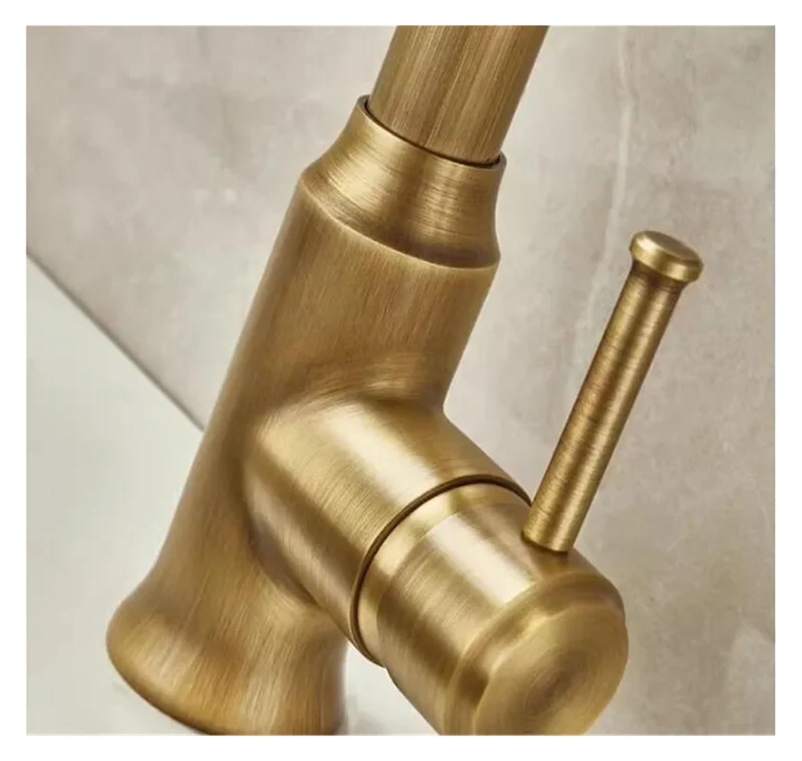 Grifo mezclador para fregadero, grifo de cocina extraíble, giratorio de 360 grados de latón antiguo para un uso fácil, diseño moderno para tu hogar
