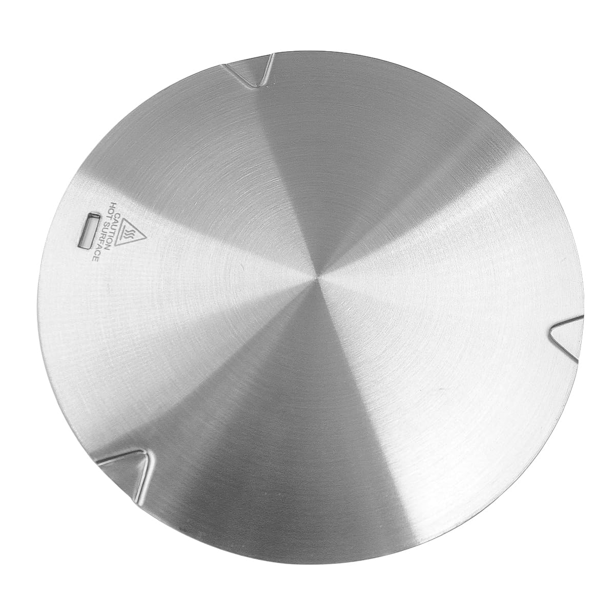 Placa de difusor de Calor, Adaptador de inducción de Acero Inoxidable con Mango extraíble, Placa de cocción para Uso en cocinas de Gas, vitrocerámica y Cocina de inducción (260 mm)