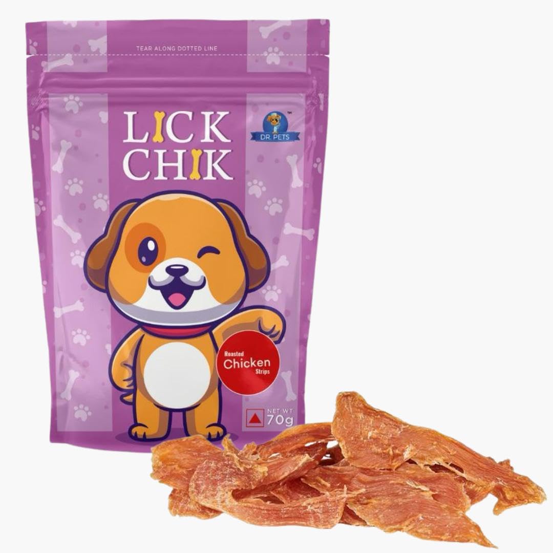 DR. PETS LICKCHIK Training Treats Chicken Jerky Dog Treat, Optimum Health Formula, Highly Nutritional & Digestible, Suitable for All Dog Breeds, Easy to Digest, Combo Pack, Total 140g (B0CNQ3P5CC) Amazon Price History, Amazon Price Tracker
