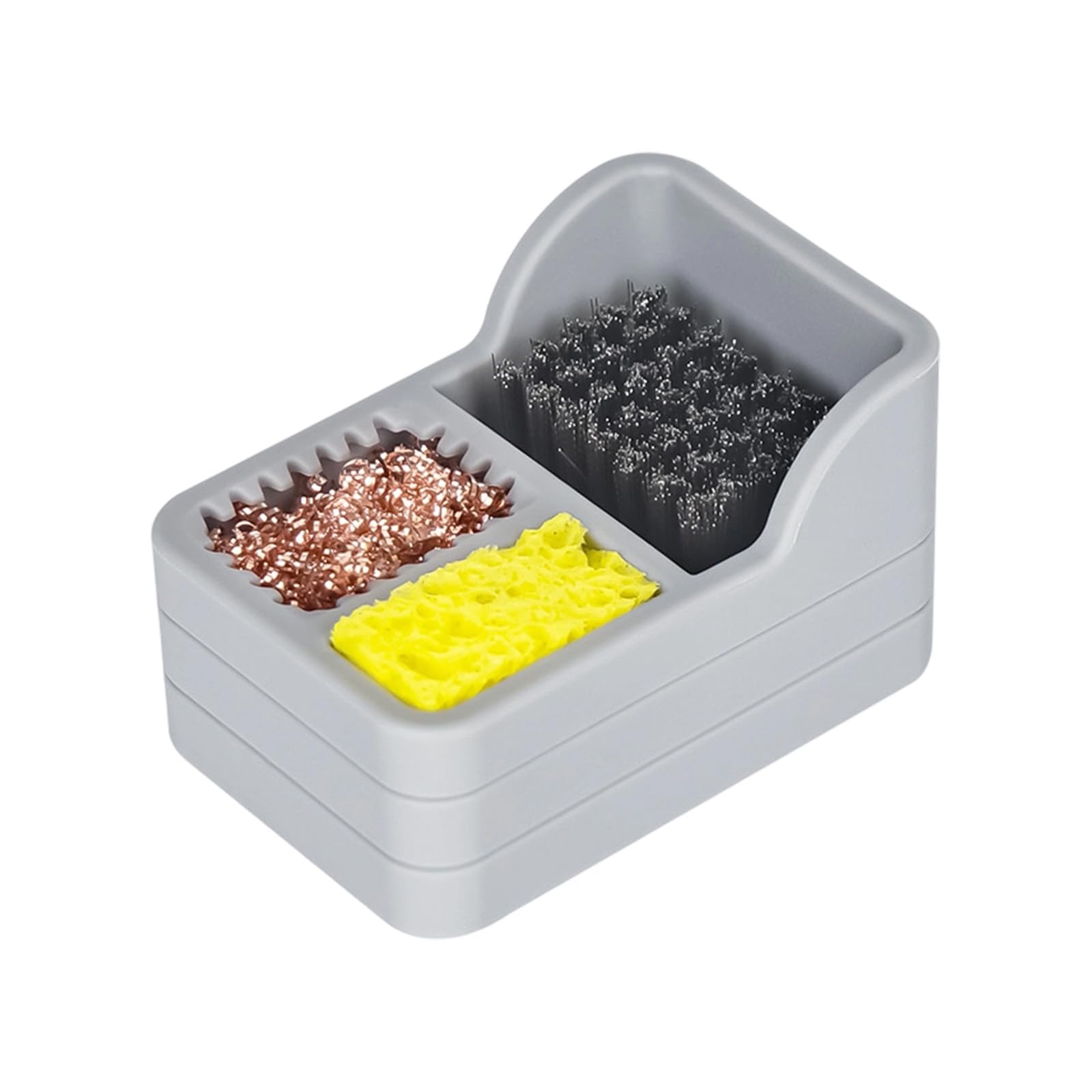 Kaeltsyn A Sturdy Silicone Solder Scrap Bin Multi Purpose Storage Box Flexible Parts Holder For Welding Nd Electronics Maintenance Non Stick Clearing Bin