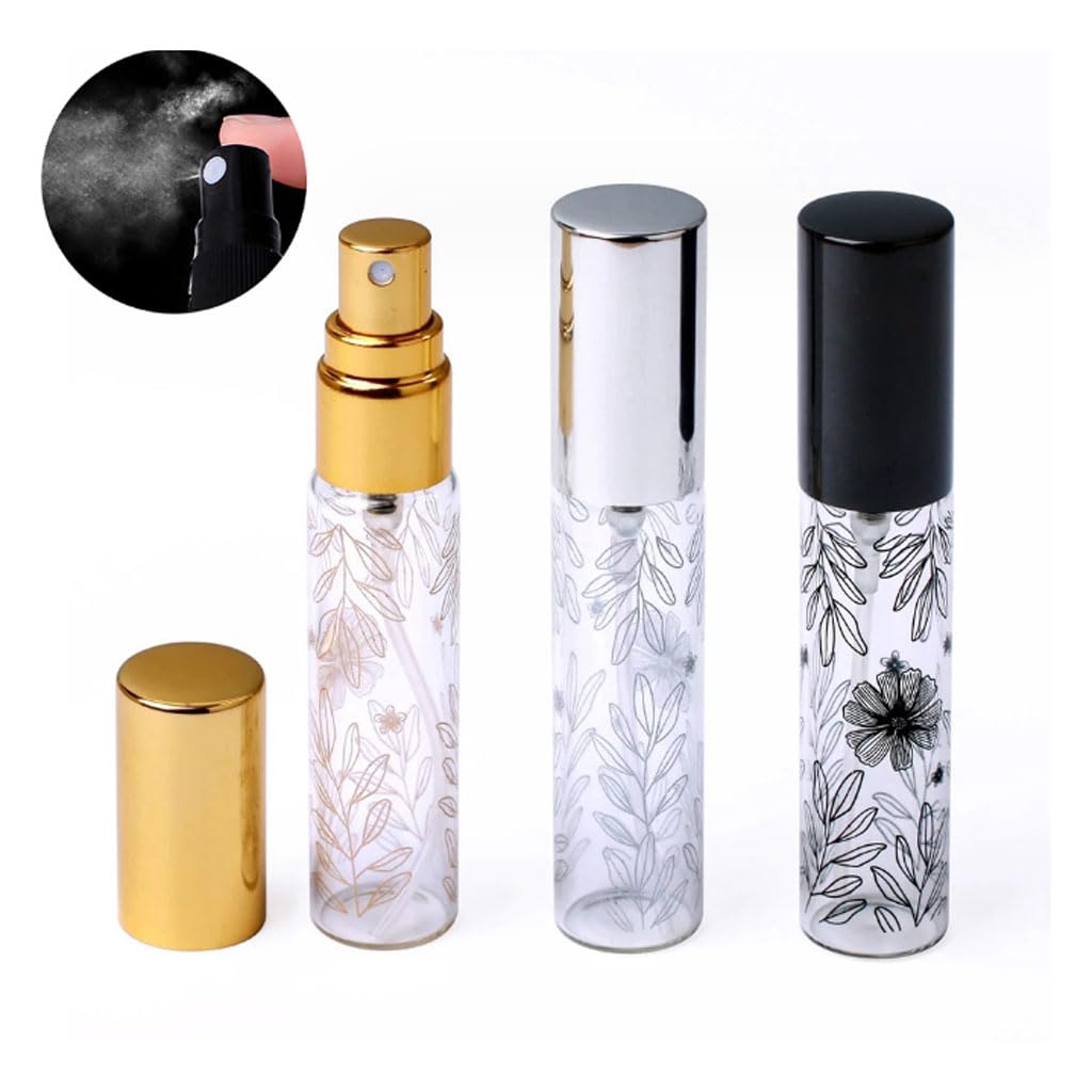 2 stuks 10 ml hervulbare lege parfumfles met verstuiver lekvrije draagbare reizen mini cosmetische container geur aftershave sprayfles