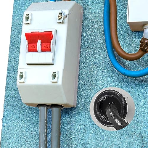 Image of Blanking Closed Rubber Grommets and Open Wiring Grommet 6mm to 40mm (Closed Grommets, 15mm)