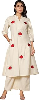 INDO ERA Pure Cotton Kurta Pant Set for Women | Cotton Kurta Set for Women | Festive Kurti Set Price In India