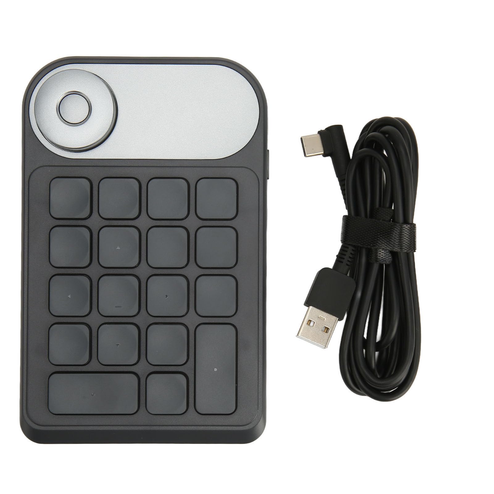 Cuifati KD100 Mini Keydial Tastiera a Una Mano, 18 Tasti Personalizzabili
