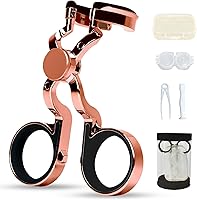 Bizzico Rose Gold Contact Lens Applicator & Remover Tool - Easy Apply/Remove for Beginners, Long Nails, Sensitive Eyes