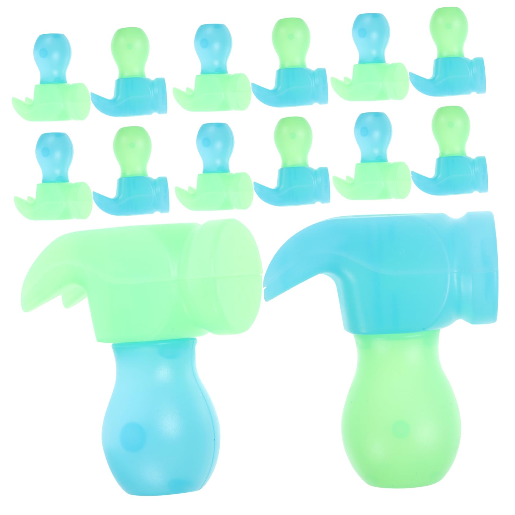 BRIGHTFUFU Radish Hammer Toy for Boys and Girls 3D Gravity Luminous Boys and Girls Toy Safe Material Hammer-Head