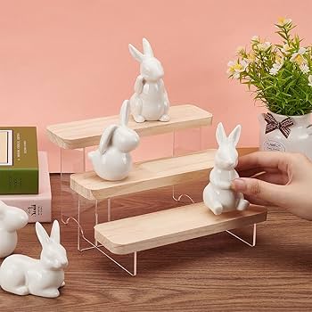 Amazon.co.jp: BENECREAT 3段 フィギュアディスプレイスタンド