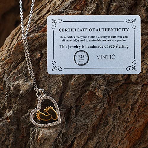 Collier pieds de bébé et cadeau pour future maman - 5