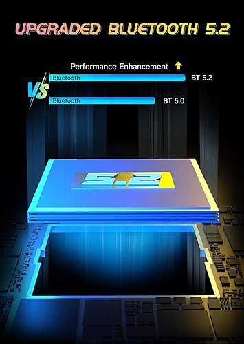 Miniatura 7 de KAPEYDESI Auriculares inalámbricos para juegos, auriculares USB para juegos de 2.4 GHz para PS5, PS4, Switch, PC, Mac con Bluetooth 5.2, batería de