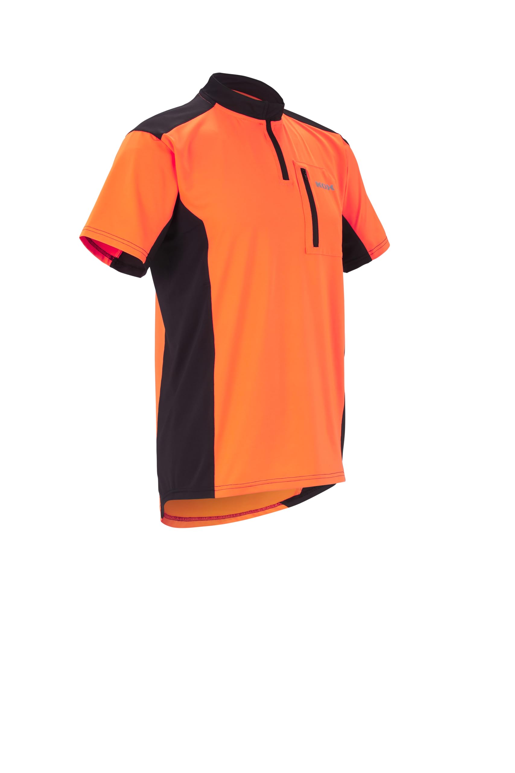 KOX Funktionsshirt Kurzarm Orange/Schwarz Größe XXL