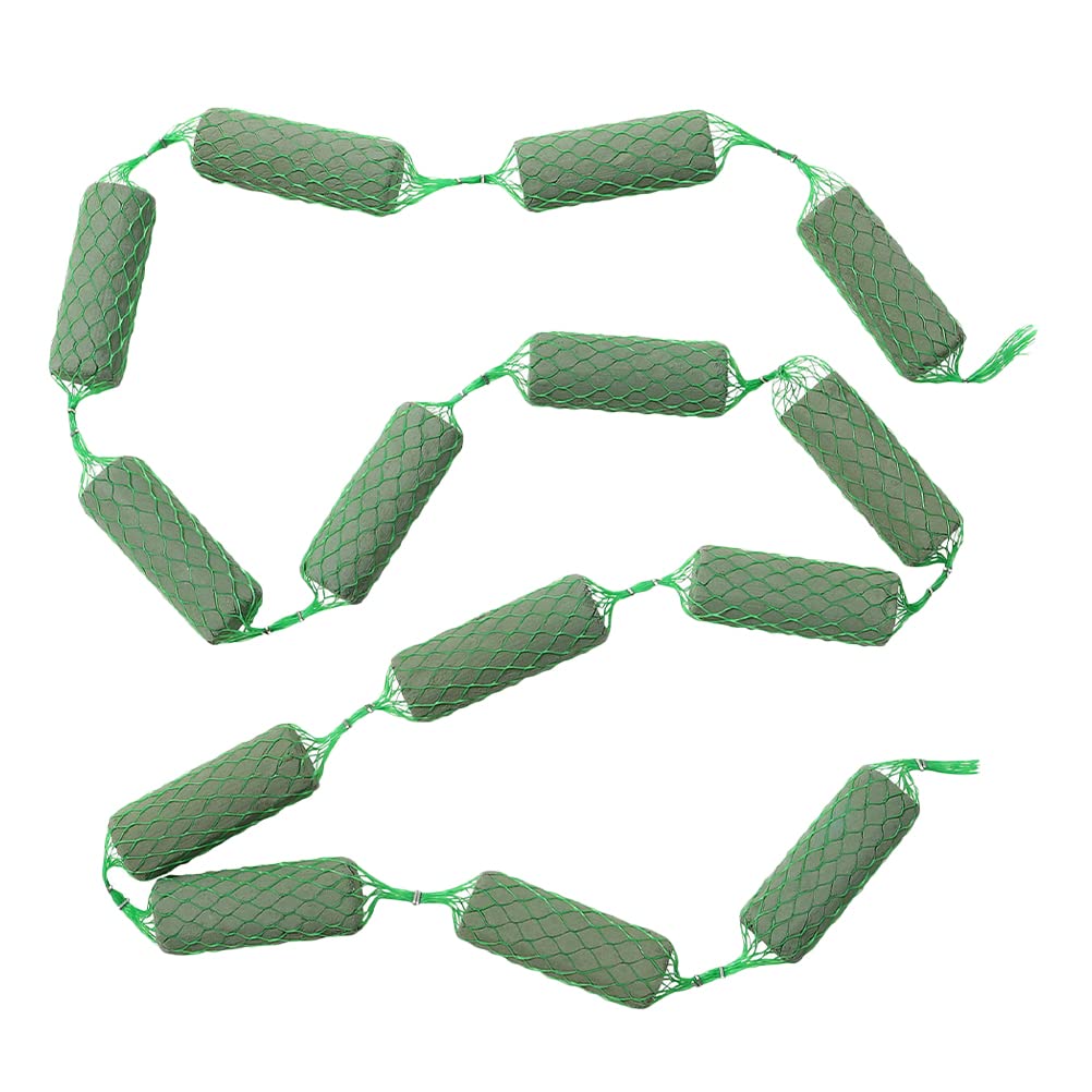 LOGOFUN Floral Foam Garland Flower Blocks Wedding Decoration Supplies Flexible Shaped Arrangement Material for Home Garden Supplies - 210cm