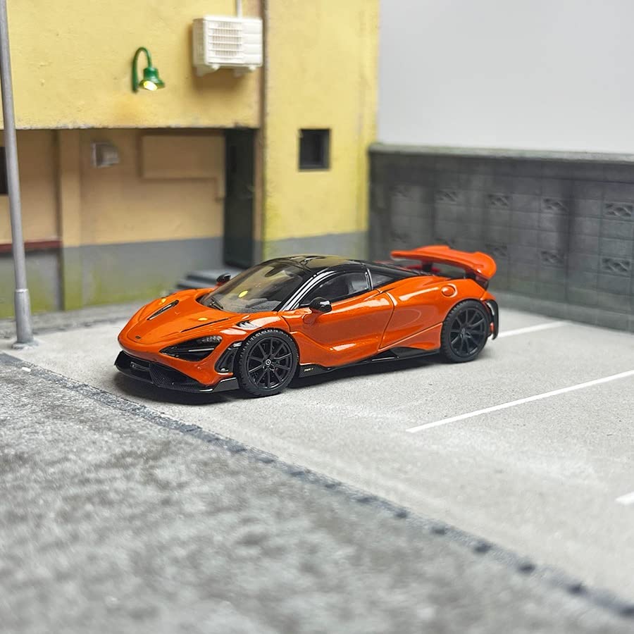ミニカー 1/64 LCD model マクラーレン　765LT パールオレンジ Amazon | 1/64 LCD McLaren マクラーレン 765LT オレンジ | プラモデル