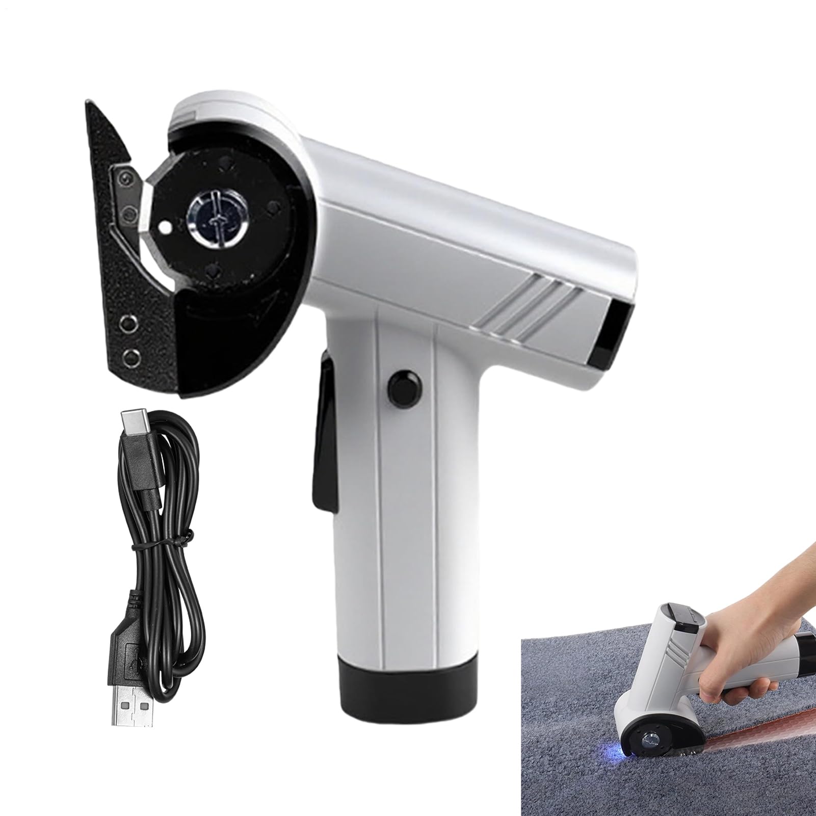 Cutter électrique sans fil de précision outil portable rechargeable LED pour cuir et artisanat