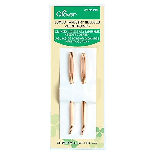 Clover Jumbo Tapestry Needles Bent Point 2 Pack - Each