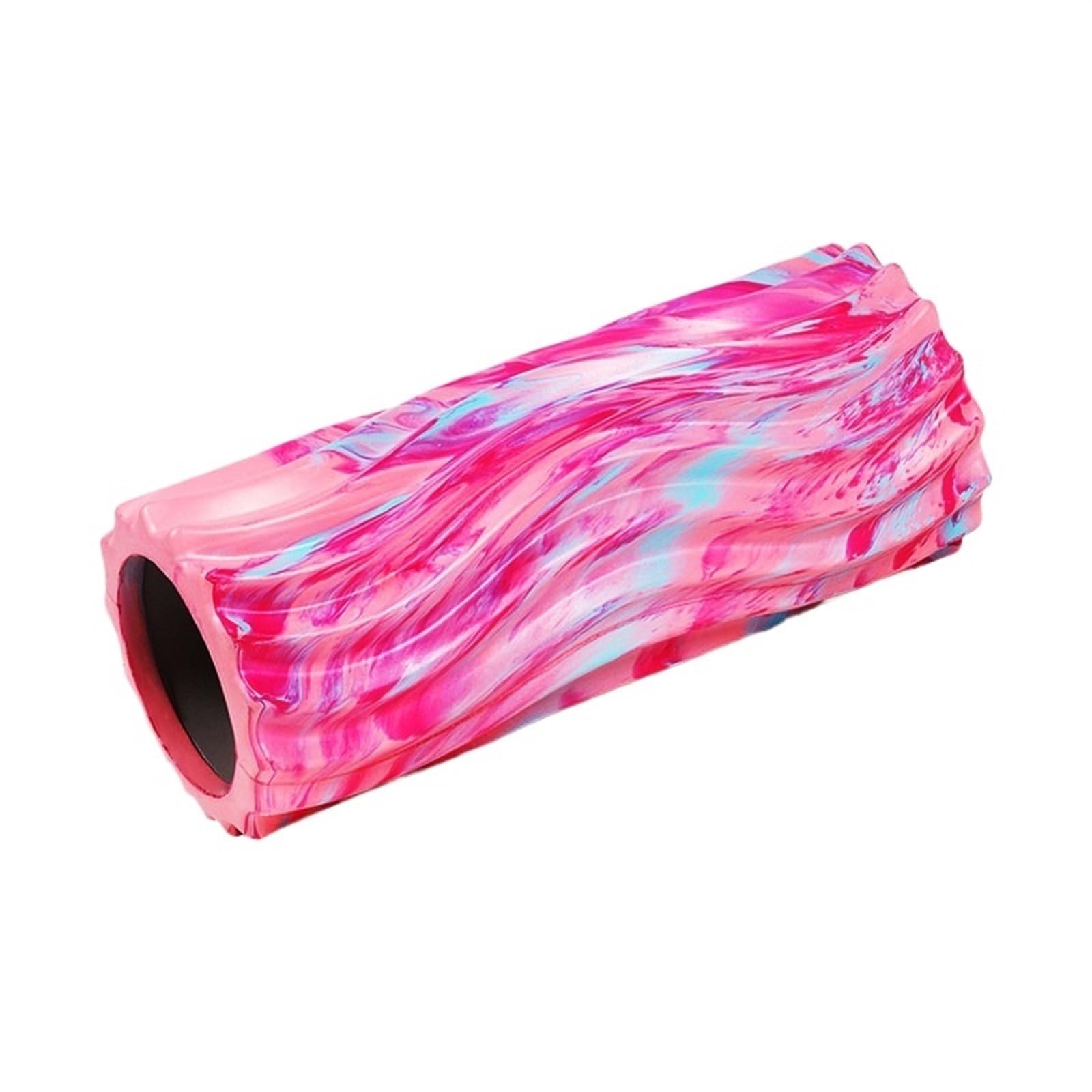 Rodillo de Espuma for Yoga, Eje de Espuma, Relajante Muscular for Fitness, Rodillo de Masaje Hueco, Columna de Yoga, Rodillo Muscular for Yoga Rodillo Masajeador(33cm pinkpurple)