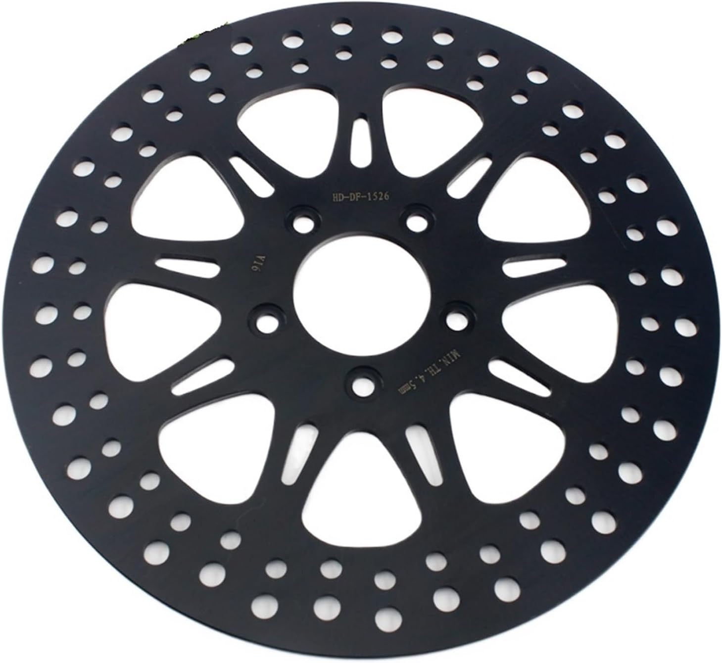 Front Brake Disc Rotor Disk XL1200C XL1200T 14-21 XL1200CX 16-21 XL1200X 14-22 XL 883 Iron 16-23 XL883L 14-20 XL883N 14-18 17 15(Black)