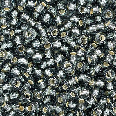 5 x Knorr prandell Rocailles 2,5 mm silbergrau VE=20g
