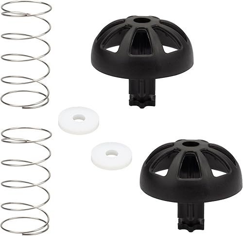 Kit de tapón con resorte inferior para máquina de café (paquete de 2) compatible con Mr. Coffee Parts 185774-000-000,112435-000-000, 112435000000, disponible en Yaxa Peru