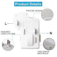 Vista 3 de Jingzan Paquete de 2 compresores de refrigerador de 2 pines, relé de arranque PTC, protector de carga para Danby Haier Midea Mini refrigerador