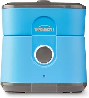 Thermacell Mosquito Repellent Radius, Gen 2.0, Rechargeable; Blue; Includes 12-Hour Mosquito Repellent Refill; No Candle or Flame, Long Lasting Deet Free Bug Spray Alternative