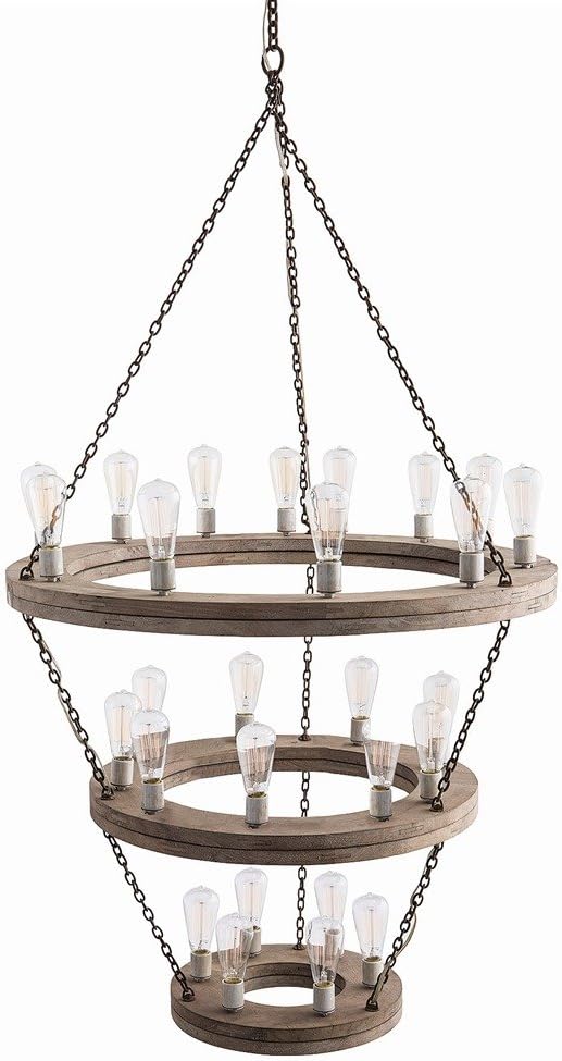 Arteriors #84173, Geoffrey Three Tier Chandelier