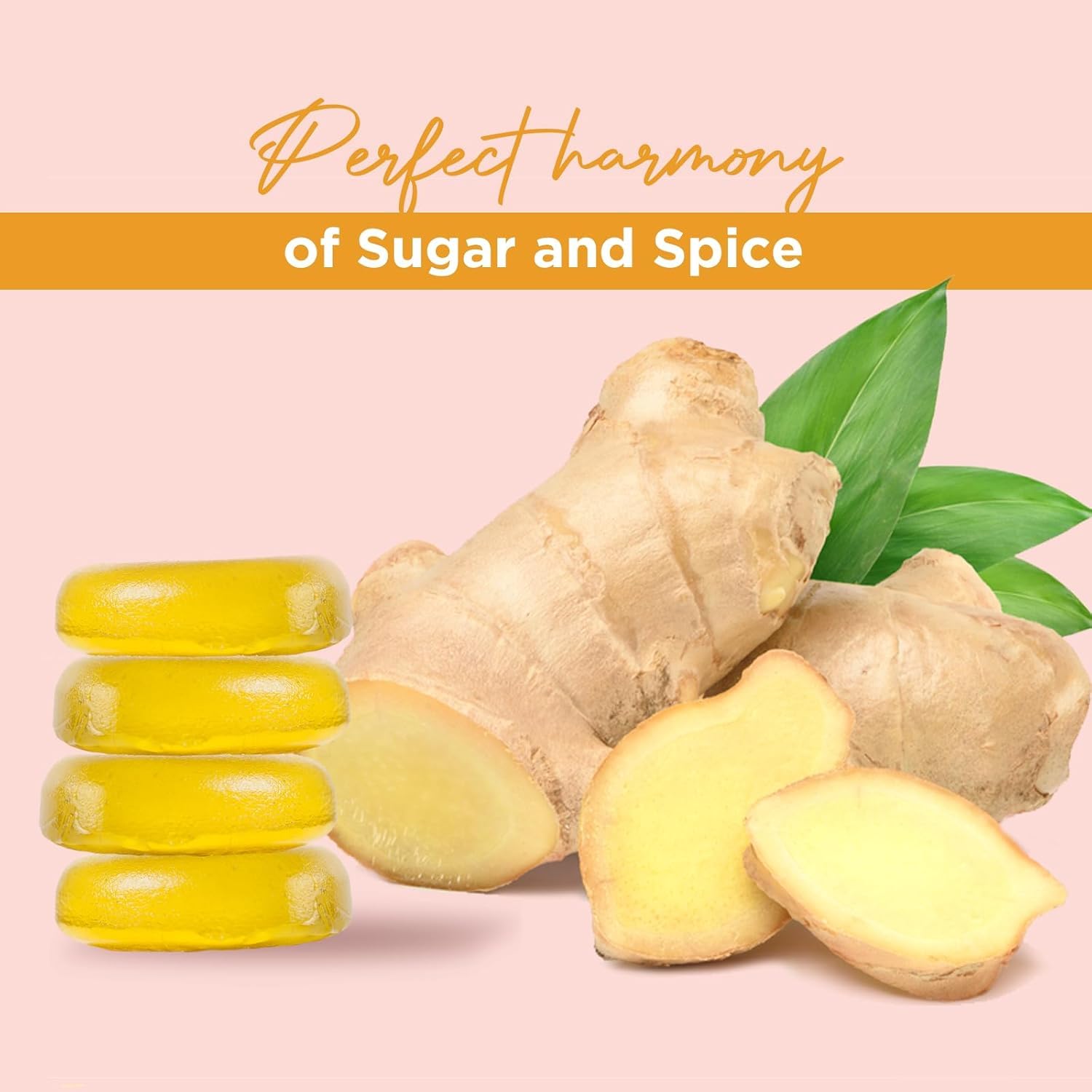Ginger Hard Candy – Colombian-Made 5 lb Value Bag (Approx. 450 Pieces) – Individually Wrapped Ginger Drops for Nausea Relief, Stomach Comfort & Digestion Support