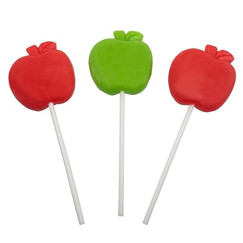 Apple Shaped Lollipops - Fall Candy - 12 Individually Wrapped