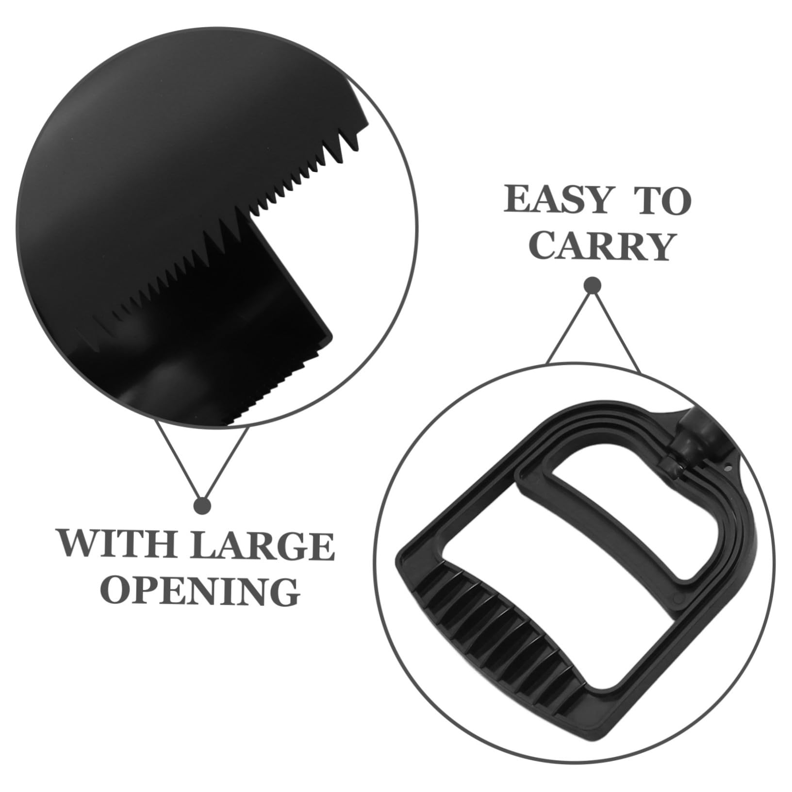 Ramasse-crottes pour Animaux à Long Manche, Outil de Nettoyage Solide en Plastique Noir, Nettoyage Extérieur, Usage Domestique, Animaux de Compagnie Chiens et Couleur Aléatoire