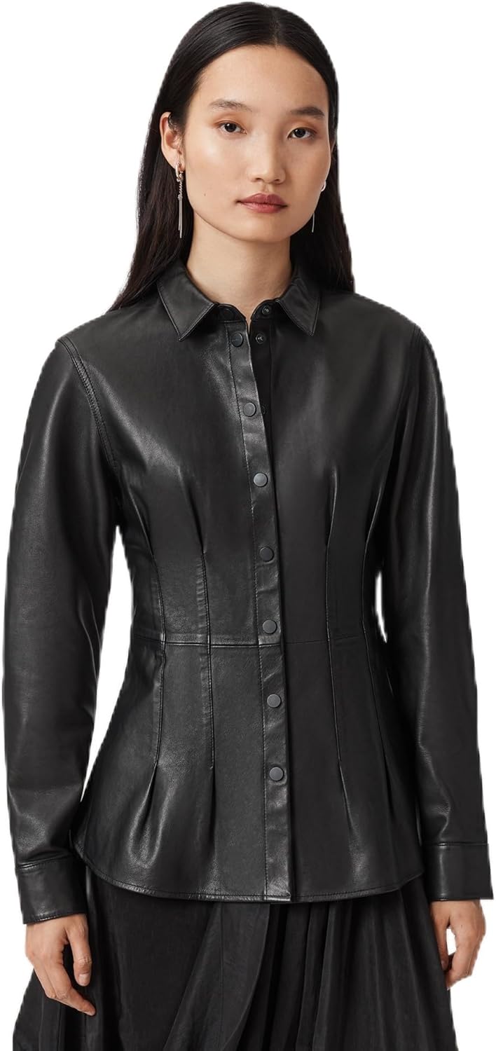 AllSaints Womens Larson Lea Shirt