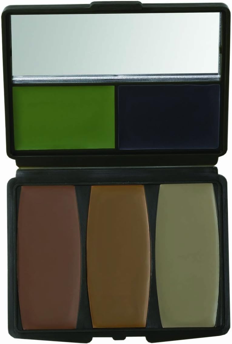 Hunters Specialties 5 Color Military Forest Digital Makeup Kit, Multi