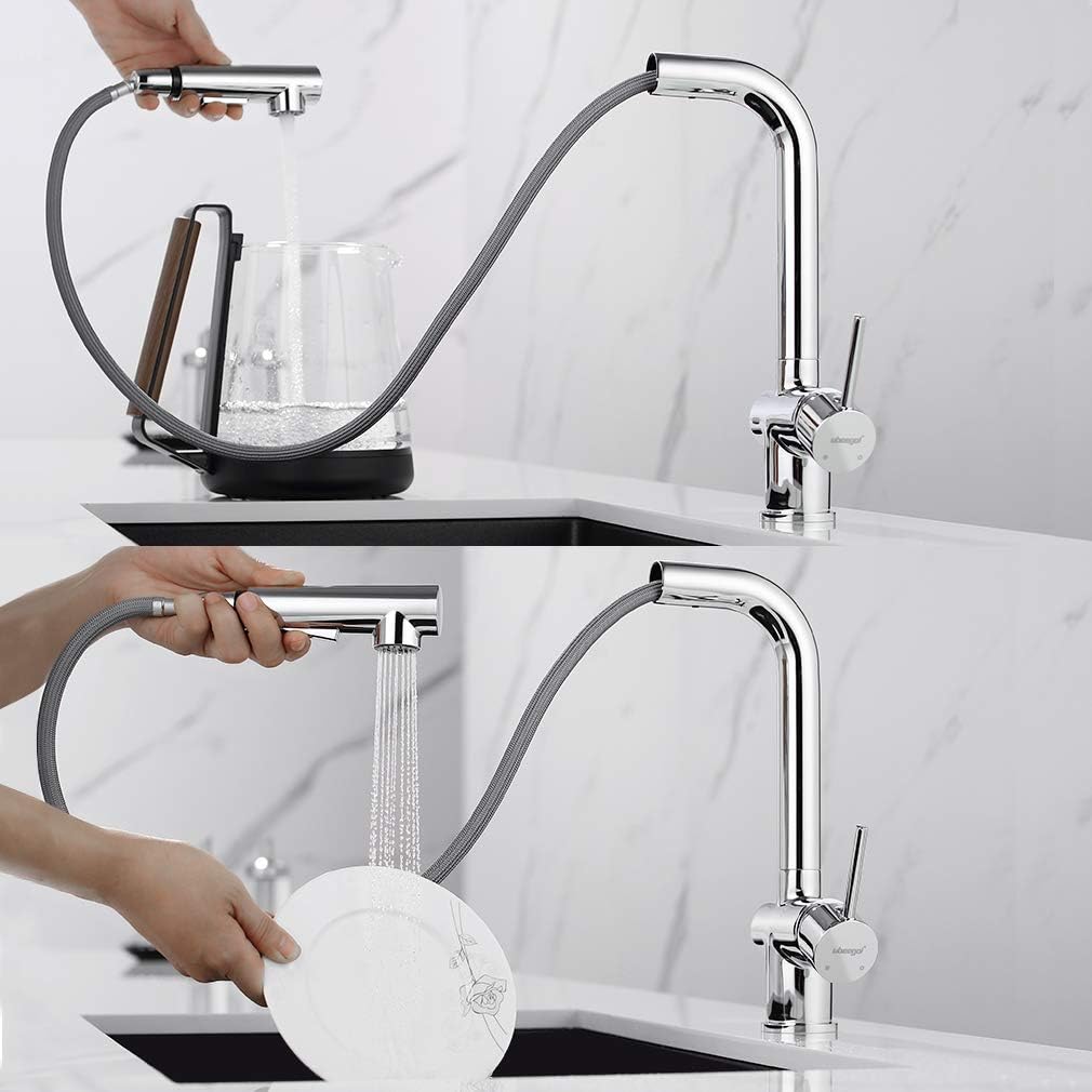 ubeegol Kitchen Tap Low Pressure Tap 360° Rotatable Kitchen Tap