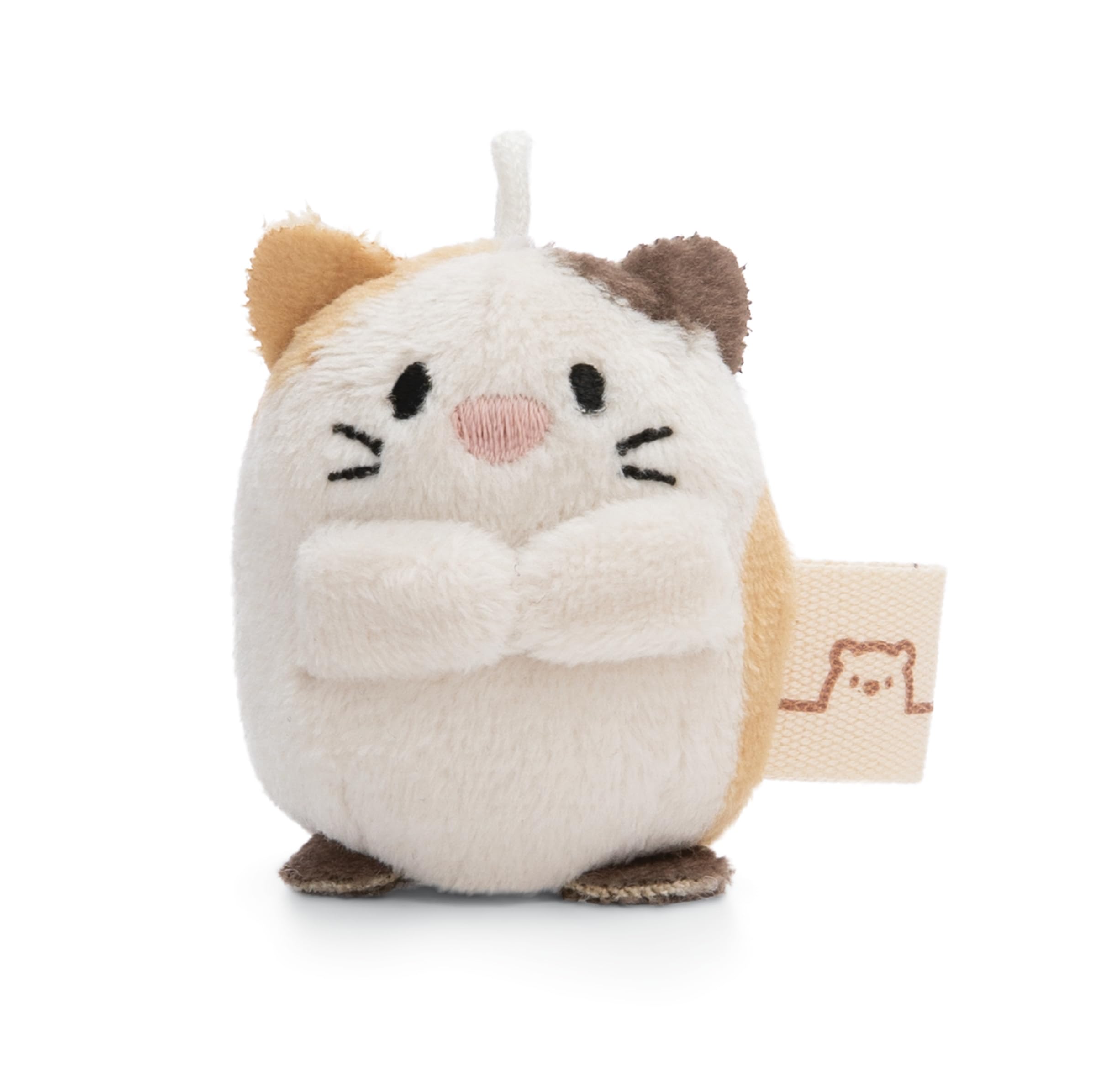 NICI Katze Angy – kleines Kuscheltier, 5 cm, beige gefleckt