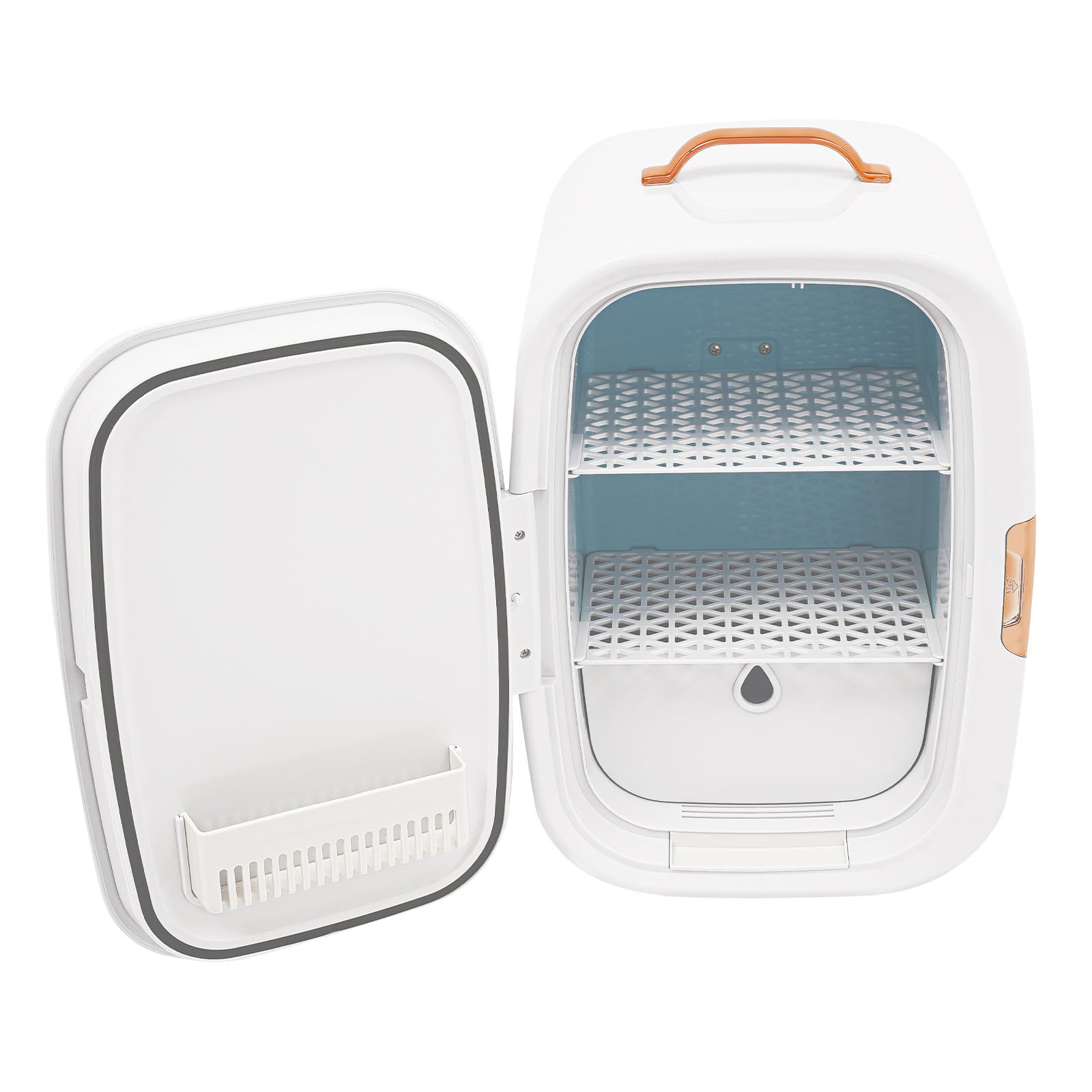 KOLHGNSE Makeup Fridge For Skincare Compact Fridge White