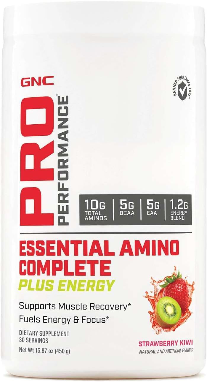 Pro Performance Essential Amino Complete Plus Energy, Strawberry Kiwi, 15.9 oz, Supports Muscle Recovery
