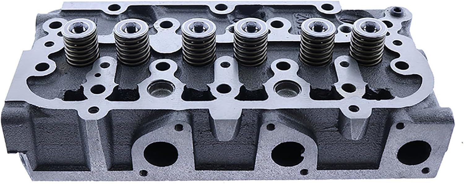 FridayParts 1G962-03045 1G962-03046 Complete Cylinder Head Compatible for Kubota D902 Engine RTV900G RTV900G9 BX2350D BX2370D ZD323 Replacement (Complete Cylinder Head)