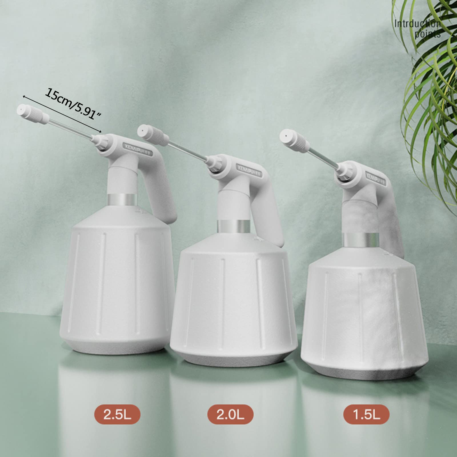 Pulvérisateur de jardin électrique automatique - Alimenté par piles rechargeables - Brumisateur pour plantes - Petit format