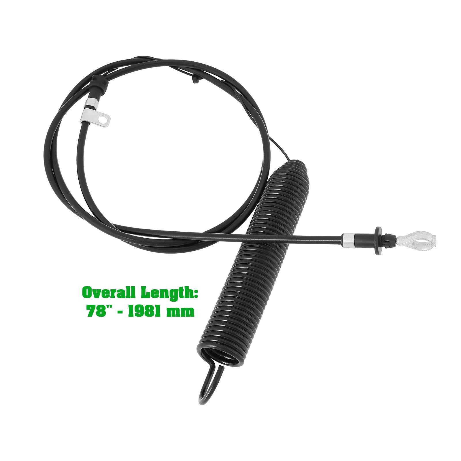 1x Câble de Commande de Prise de Force pour Tracteur à Gazon GY22387 Pièce de Rechange Câble D'embrayage D'engagement de Pont GY21287 Compatible avec John Deere D100 D105 D110 D120 S/N