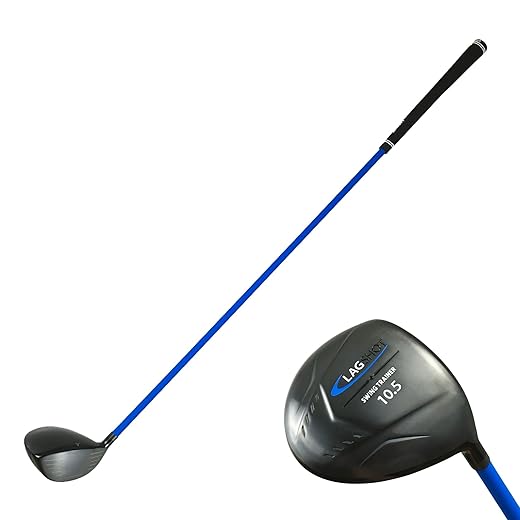 Lag Shot Golf Driver Swing Trainer Aid (Right Handed) - Adds Distance and Accuracy to All Your Drives. Named Golf Digest's Editors' Choice “Best Swing Trainer” of The Year! #1 Golf Training Aid 2022!