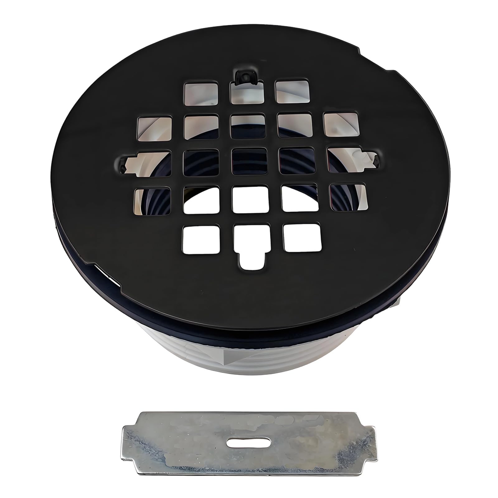 PVC Bathtub Drain Cover with Anti Odors and Easy Installation for Bathroom Sink Shower Bath Tub Drain Lid Clear Bath