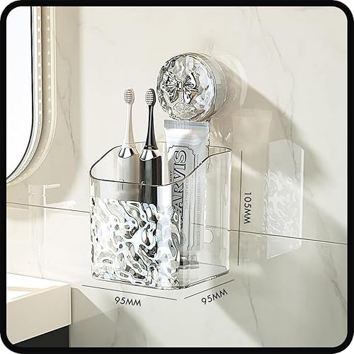 Miniatura 5 de Estante ligero de lujo con ventosa con patrón glaciar, nuevo organizador de ducha esquinero 2024, estante de almacenamiento de ducha montado en la