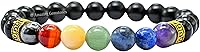 Vista 157 de Amazing Gemstone Pulsera de cristal para mujeres y hombres, pulsera de cristal curativo de protección, pulsera elástica con cuentas de piedras