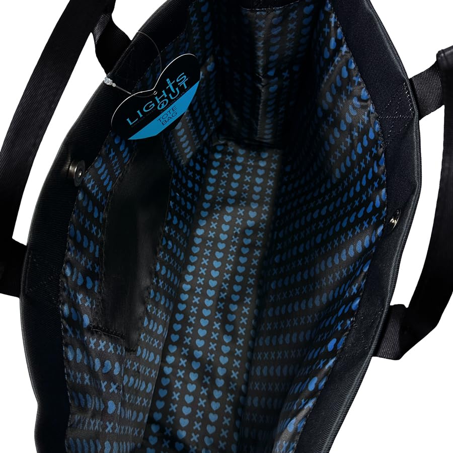 Bolso Tote Lights Out con asas dobles y correa ajustable miniatura 2