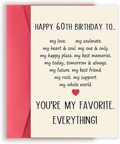 Romantic 60th - 60th Birthday Gifts For Husband