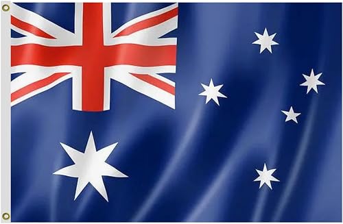 Bandera de Australia de 6 x 10 pies, colores vivos, para todo tipo de clima, ban