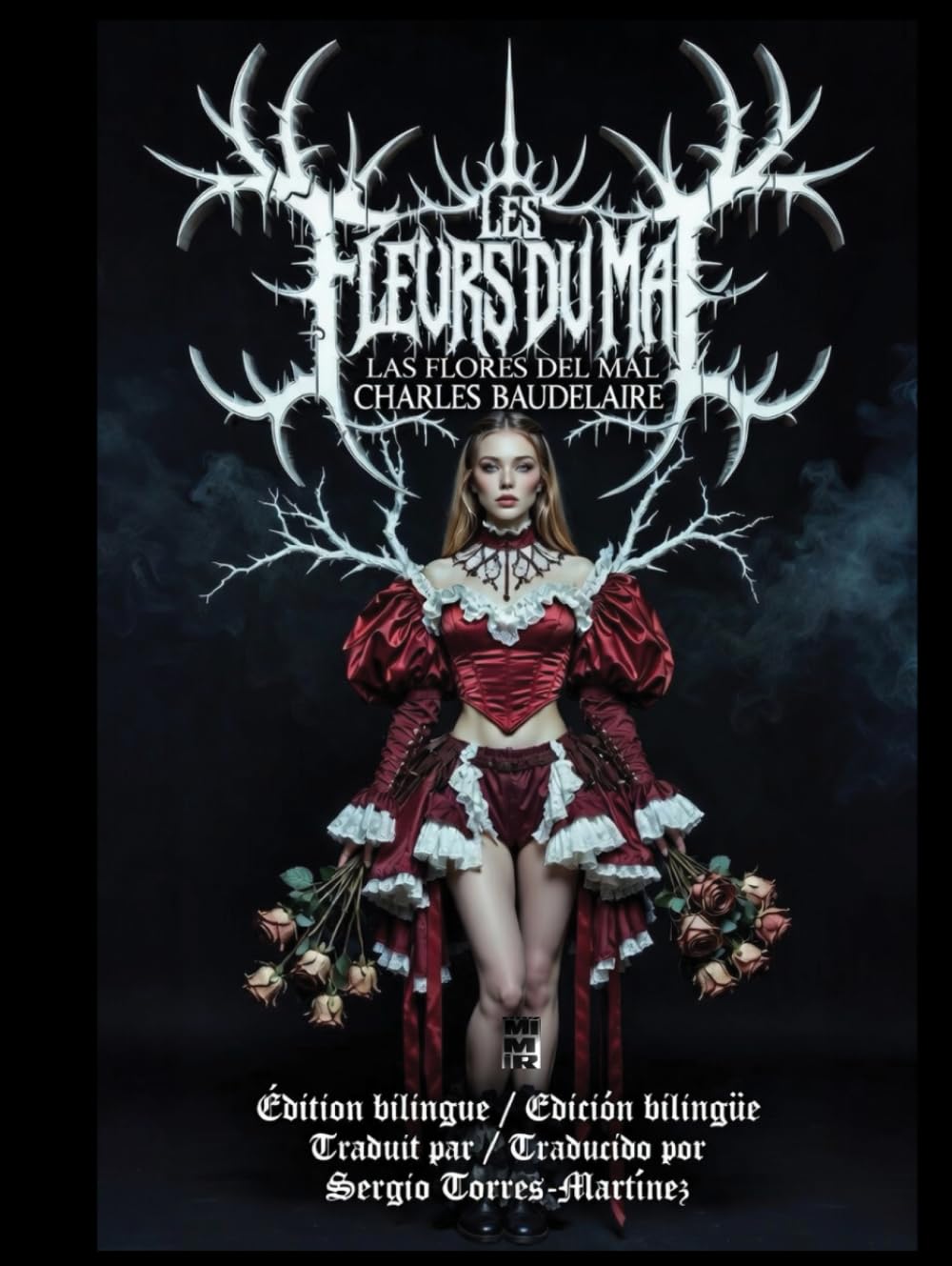 Las flores del mal (Les fleurs du mal): Edición bilingüe ilustrada a color